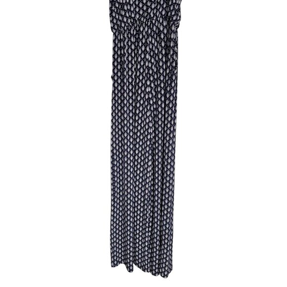 Women's - Kaileigh Navy & White Printed Jumpsuit, Size Small - Picture 11 of 11